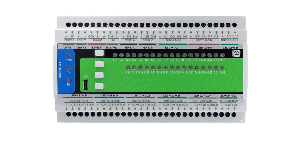 [HM-STR-3221-R1] HomeMaster STR-3221-R1 — Smart Stair Lighting Module, 32 Steps