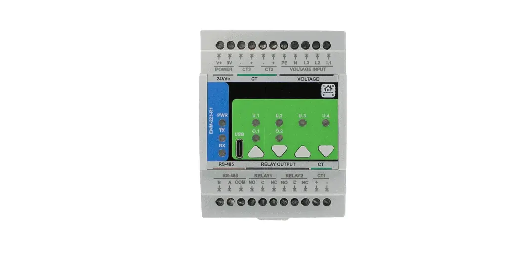 HomeMaster ENM-223-R1 — 3-Phase Energy Meter, Modbus, DIN-Rail